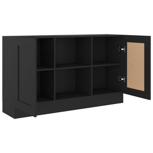 Galleria Design Sideboard Black 120x30.5x70 cm Engineered Wood
