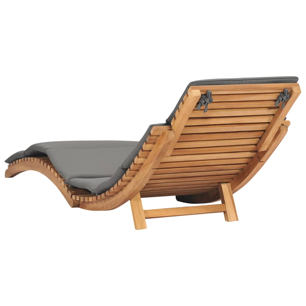 Grey wooden online sun loungers