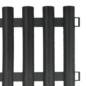Galleria Design Lawn Edgings 17 pcs Anthracite 10 m PP