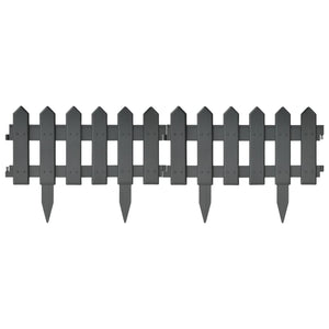 Galleria Design Lawn Edgings 25 pcs Anthracite 10 m PP