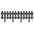 Galleria Design Lawn Edgings 25 pcs Anthracite 10 m PP