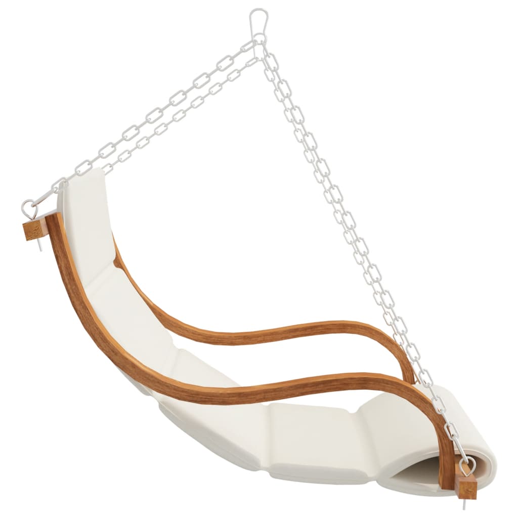 Galleria Design Swing Chair without Swing Frame with Cushion Bent Wood