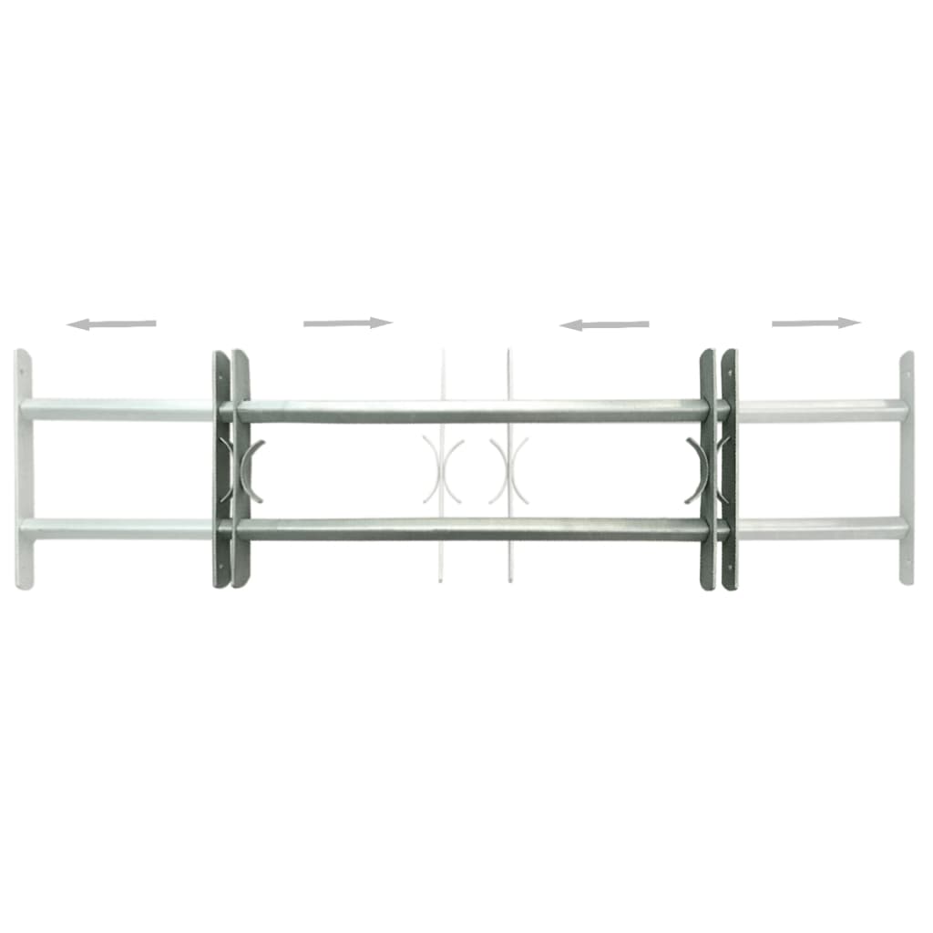 Galleria Design Adjustable Security Grilles for Windows 2 pcs 1000-1500 mm