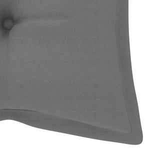 Galleria Design Garden Bench Cushion Grey 120x50x7 cm Oxford Fabric
