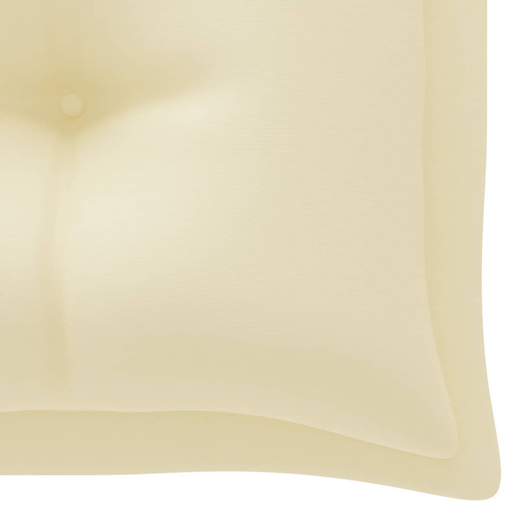 Galleria Design Garden Bench Cushion Cream White 200x50x7 cm Oxford Fabric