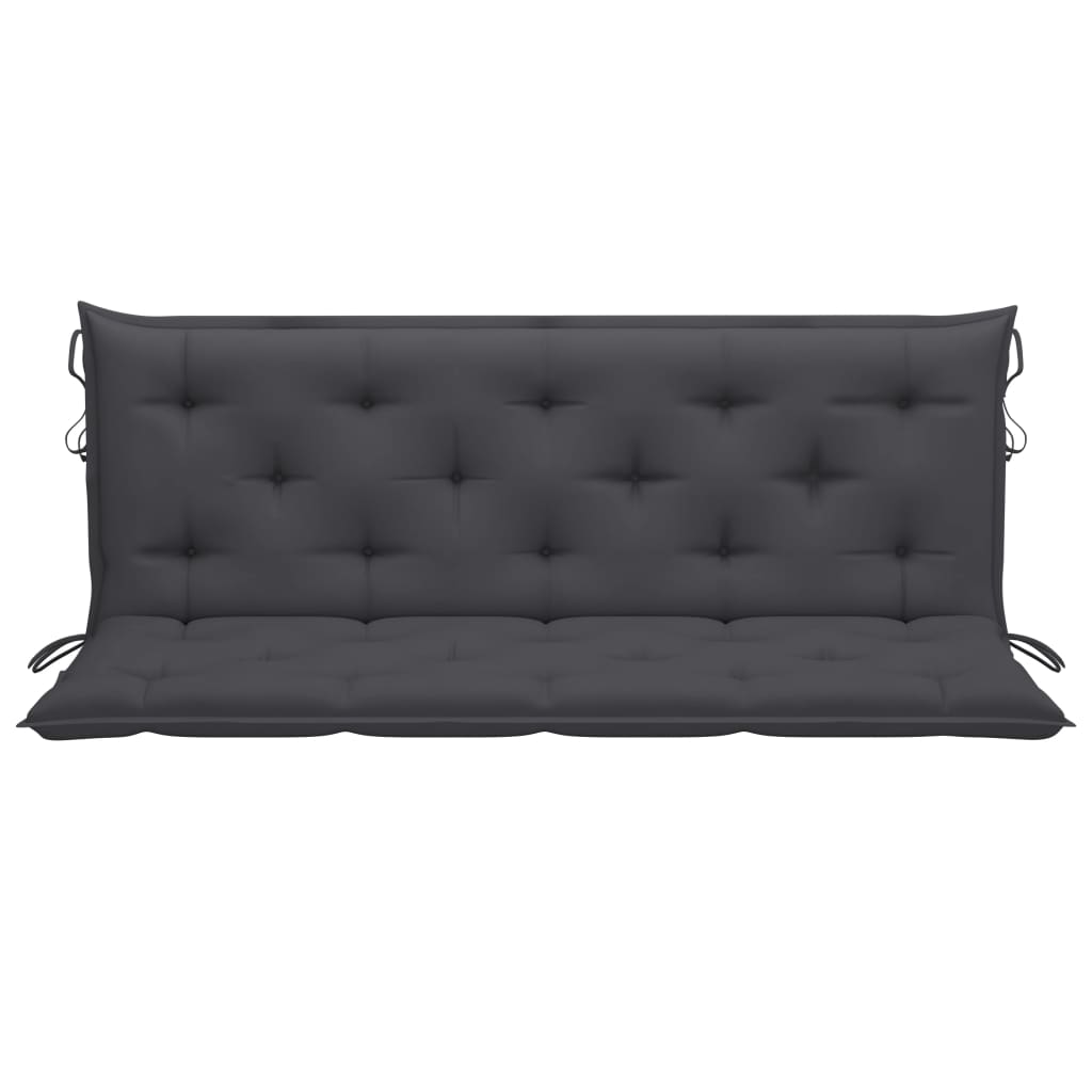 Galleria Design Garden Bench Cushion Anthracite 150x(50+50)x7cm Oxford Fabric