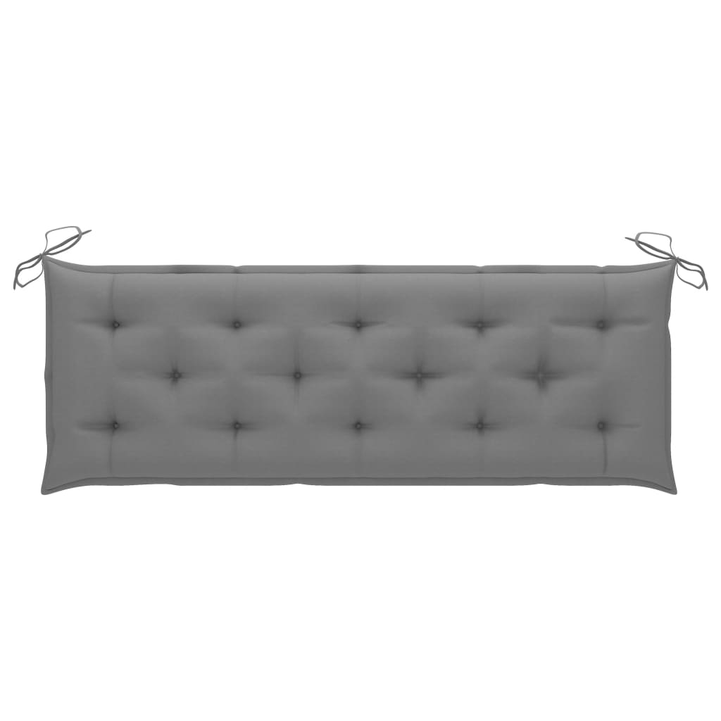 Galleria Design Garden Bench Cushion Grey 150x(50+50)x7cm Oxford Fabric