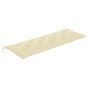 Galleria Design Garden Bench Cushion Cream White 150x(50+50)x7cm Oxford Fabric