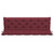 Galleria Design Garden Bench Cushion Wine Red 180x(50+50)x7cm Oxford Fabric