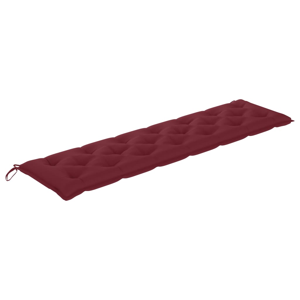 Red bench cushions clearance