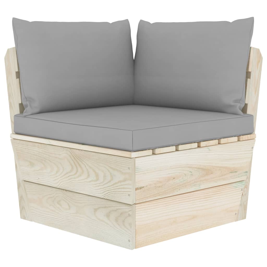 Grey pallet cushions store