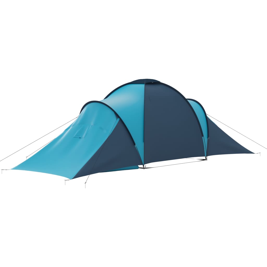 Galleria Design Camping Tent 6 Persons Blue and Light Blue