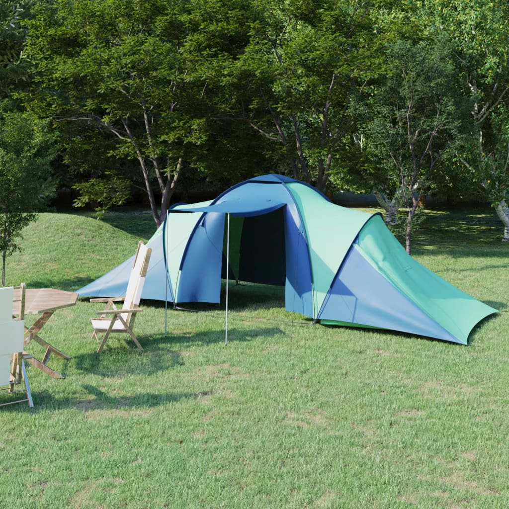 Galleria Design Camping Tent 6 Persons Blue and Green