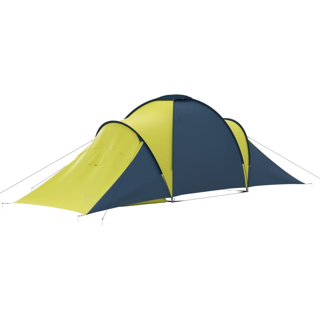 Galleria Design Camping Tent 6 Persons Blue and Yellow