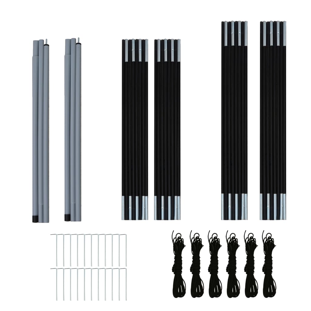 Galleria Design Camping Tent 6 Persons Blue and Yellow