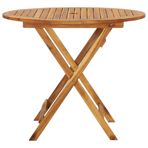 Galleria Design 5 Piece Folding Garden Dining Set Solid Acacia Wood