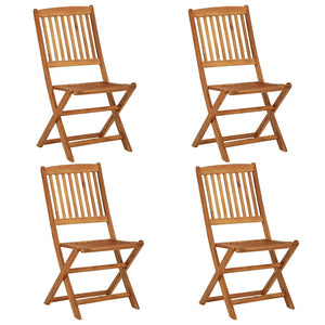 Galleria Design 5 Piece Folding Garden Dining Set Solid Acacia Wood