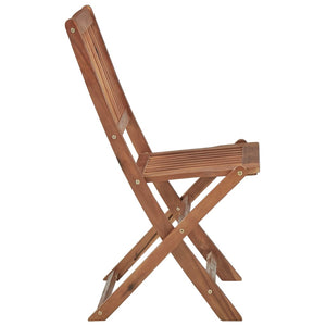 Galleria Design Folding Outdoor Chairs 2 pcs Solid Acacia Wood