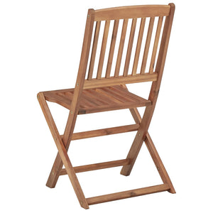 Galleria Design Folding Outdoor Chairs 2 pcs Solid Acacia Wood