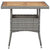 Galleria Design 5 Piece Garden Dining Set Grey Poly Rattan and Acacia Wood