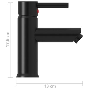 Galleria Design Bathroom Basin Faucet Black 130x176 mm