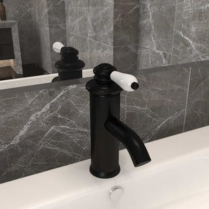 Galleria Design Bathroom Basin Faucet Black 130x180 mm