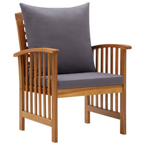 Galleria Design 5 Piece Garden Lounge Set with Cushions Solid Acacia Wood