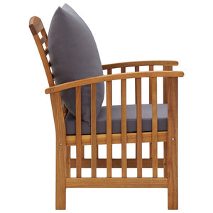 Galleria Design 5 Piece Garden Lounge Set with Cushions Solid Acacia Wood