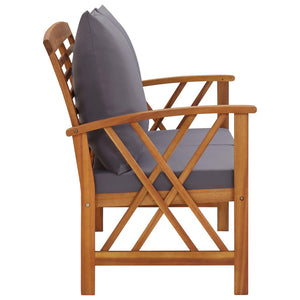 Galleria Design 3 Piece Garden Lounge Set with Cushions Solid Acacia Wood