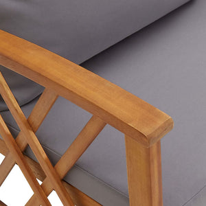 Galleria Design 5 Piece Garden Lounge Set with Cushions Solid Acacia Wood