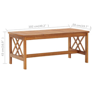 Galleria Design 5 Piece Garden Lounge Set with Cushions Solid Acacia Wood