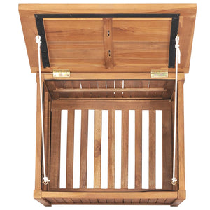 Galleria Design Garden Storage Box 60x50x58 cm Solid Teak Wood