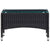 Galleria Design 2 Piece Garden Lounge Set with Cushion Poly Rattan Black