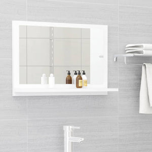 Galleria Design Bathroom Mirror White 60x10.5x37 cm Engineered Wood