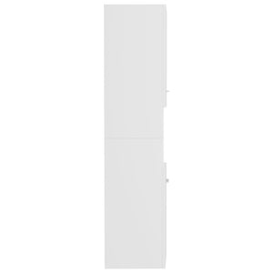 Galleria Design Bathroom Cabinet White 30x30x130 cm Engineered Wood