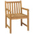 Galleria Design 5 Piece Garden Dining Set 160x80 cm Solid Teak Wood