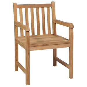 Galleria Design Garden Chairs 2 pcs with Light Blue Cushions Solid Teak Wood