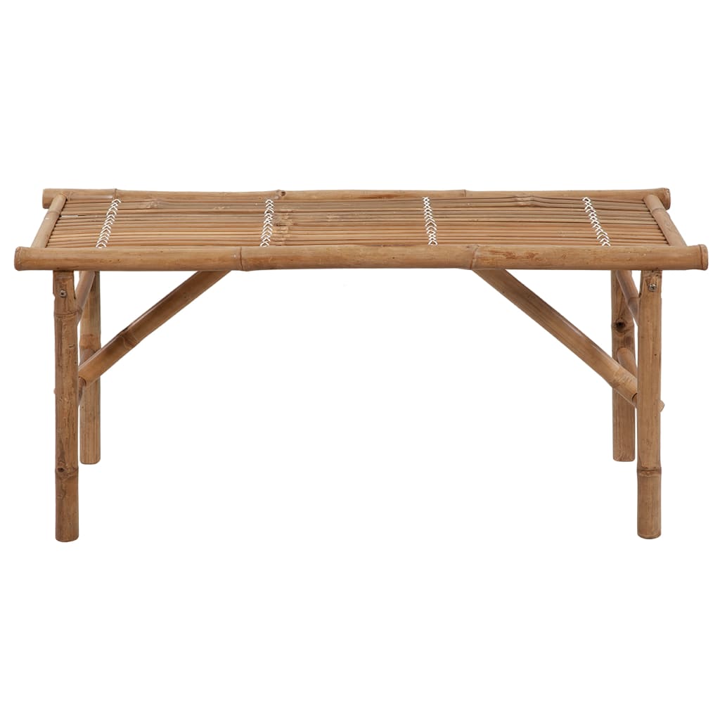 Galleria Design Folding Garden Bench with Cushion 118 cm Bamboo