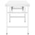 Galleria Design Kitchen Folding Work Table 85x60x80 cm Stainless Steel