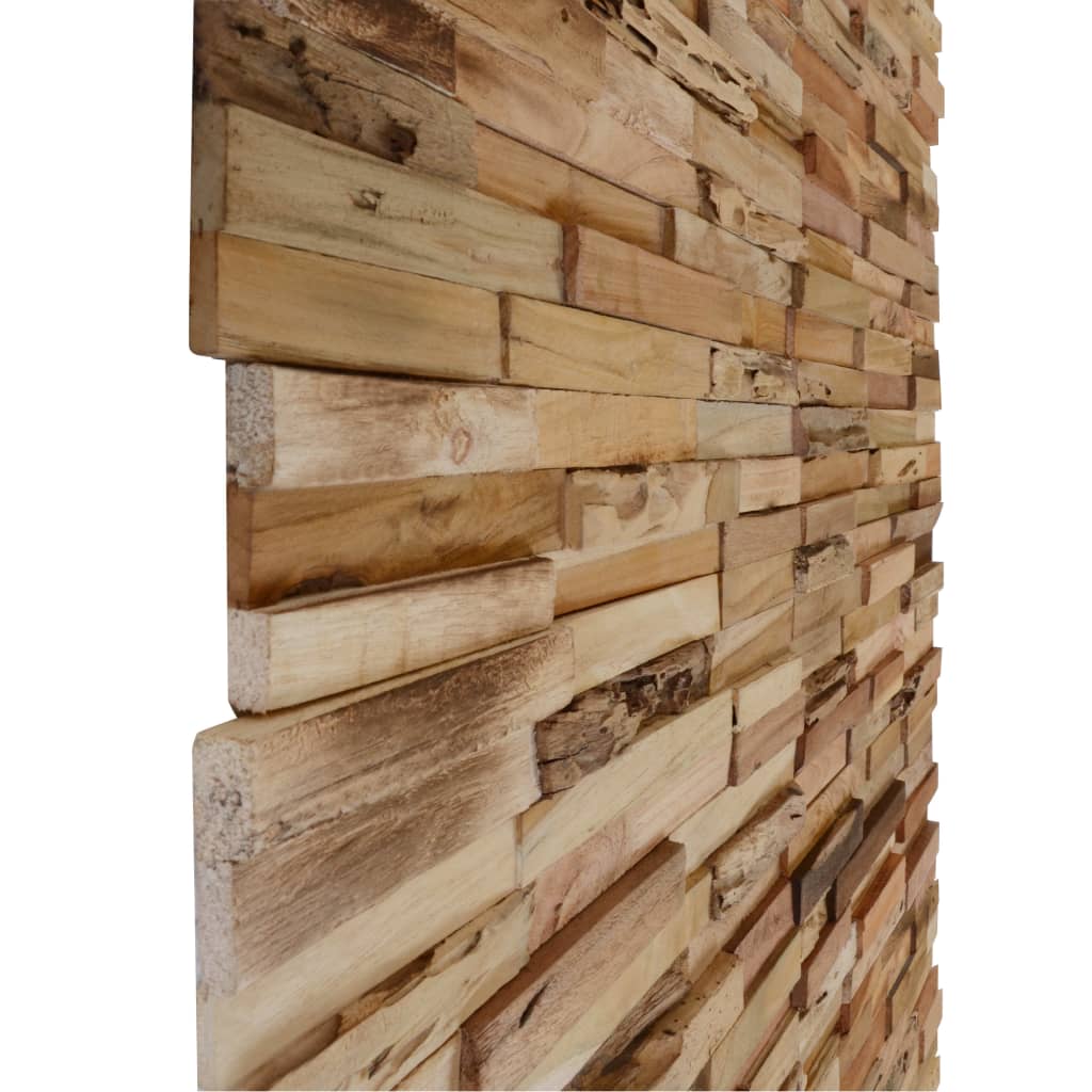 Galleria Design Wall Cladding Panels 10 pcs 1.03 m² Recycled Teak Wood