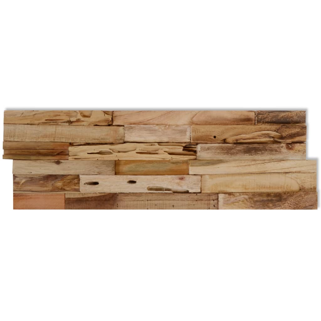 Galleria Design Wall Cladding Panels 10 pcs 1.03 m² Recycled Teak Wood