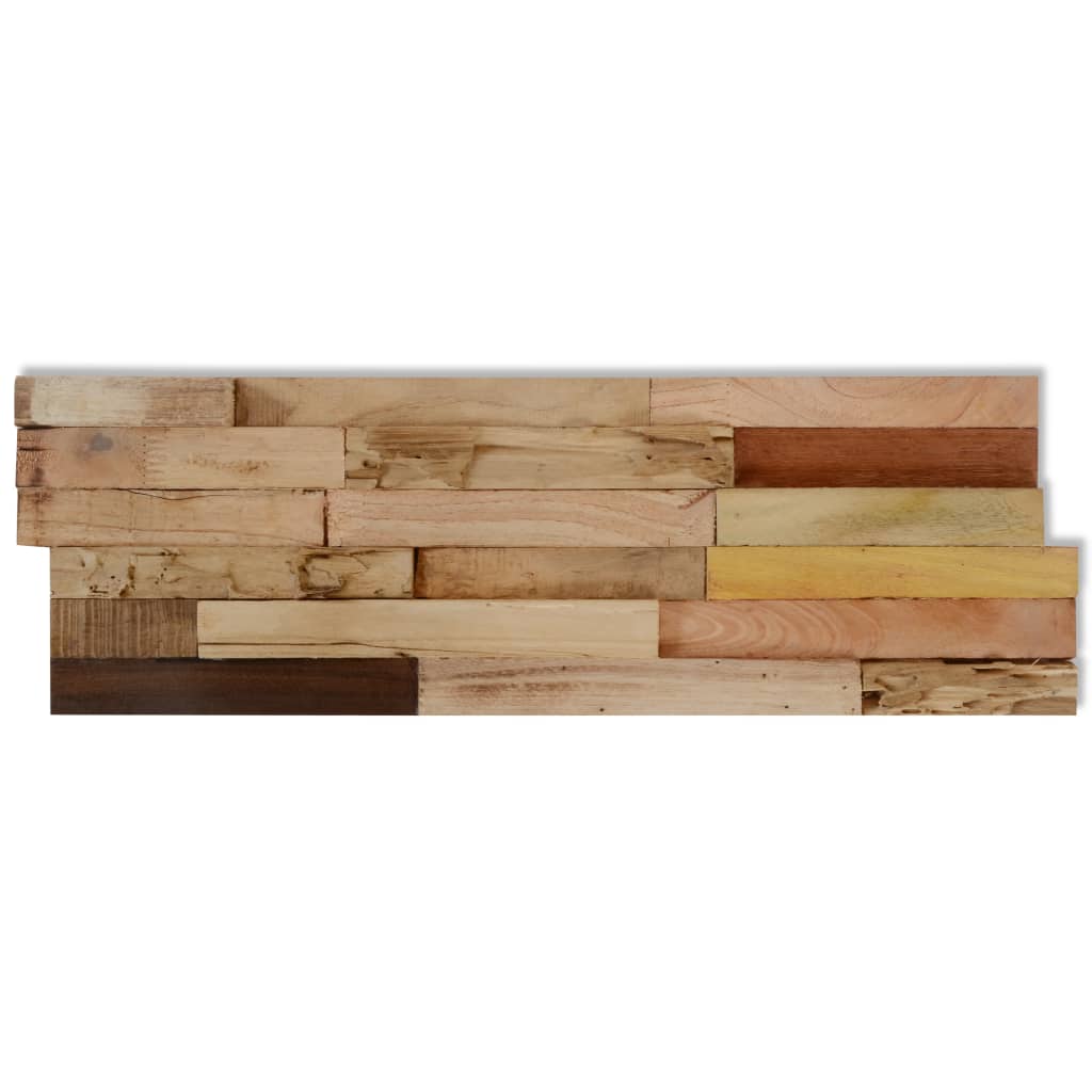 Galleria Design Wall Cladding Panels 10 pcs 1.03 m² Recycled Teak Wood