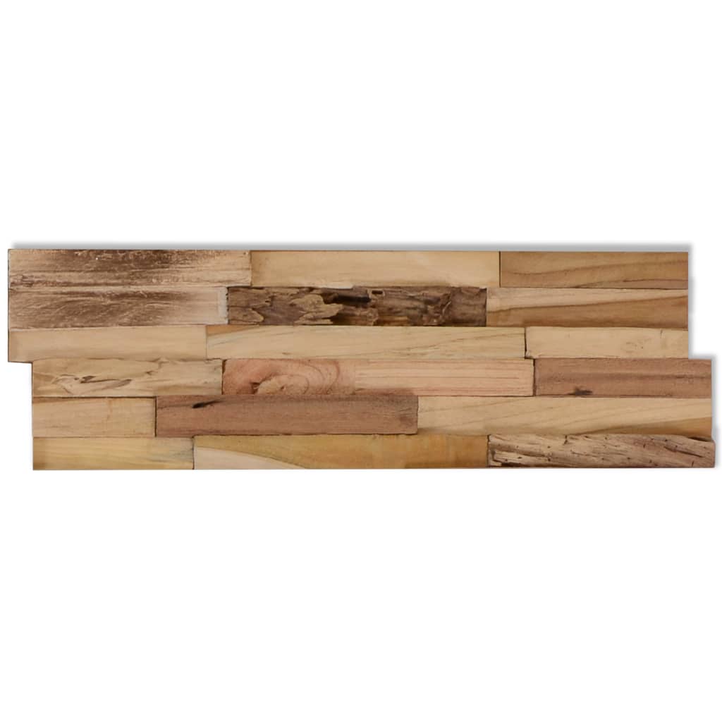 Galleria Design Wall Cladding Panels 10 pcs 1.03 m² Recycled Teak Wood