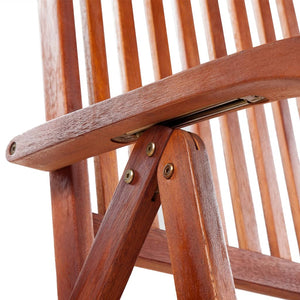 Galleria Design Folding Garden Chairs 4 pcs Solid Acacia Wood