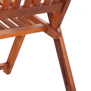 Galleria Design Folding Garden Chairs 4 pcs Solid Acacia Wood