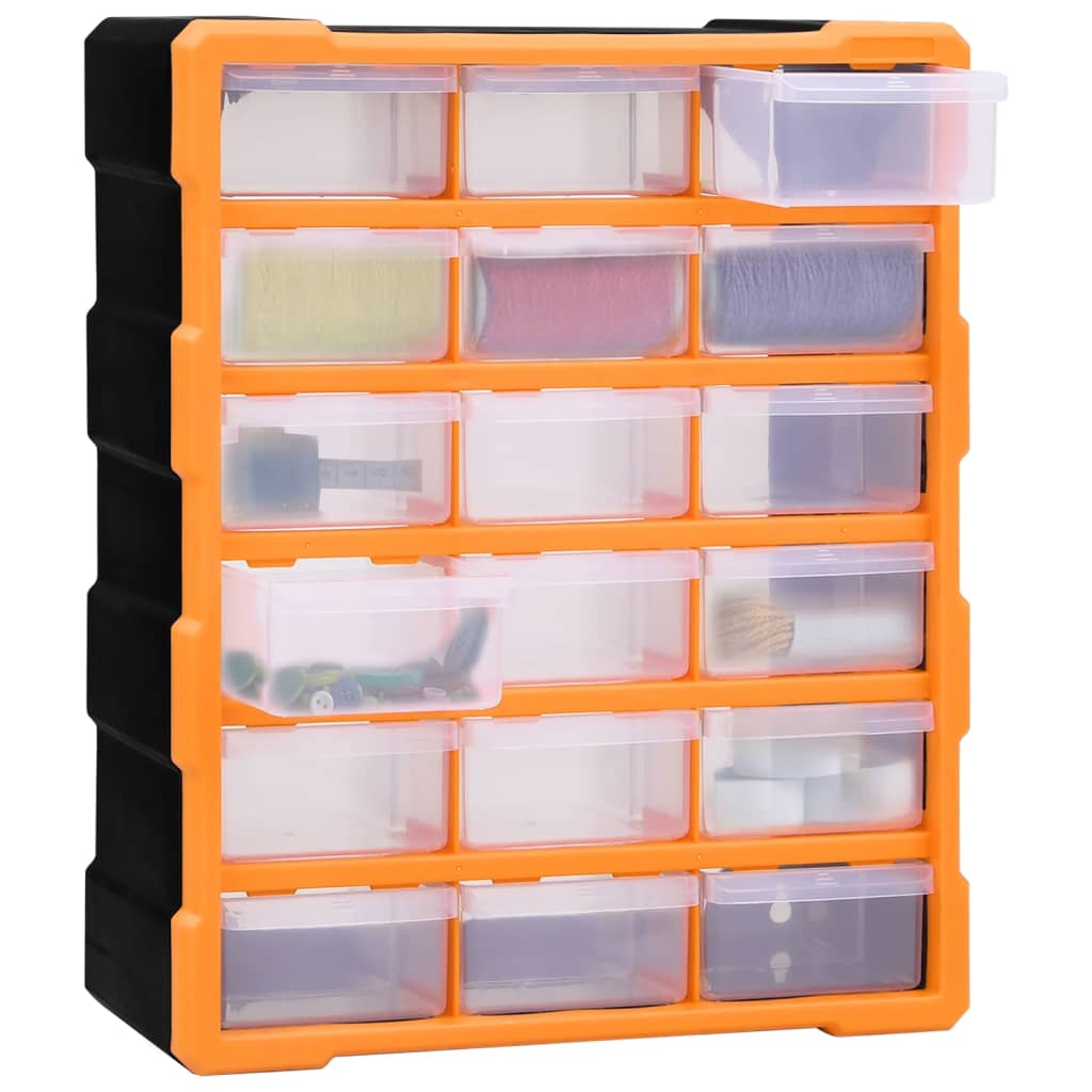 Galleria Design Multi-drawer Organiser with 18 Middle Drawers 38x16x47 cm