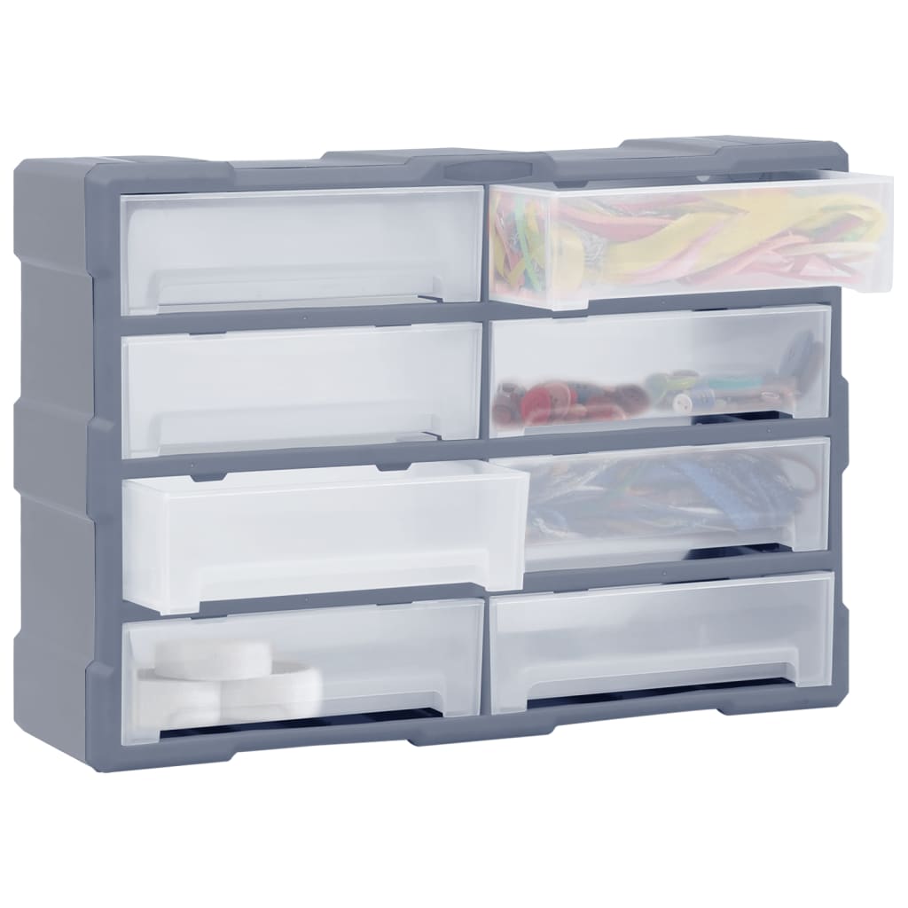 Galleria Design Multi-drawer Organiser with 8 Big Drawers 52x16x37 cm