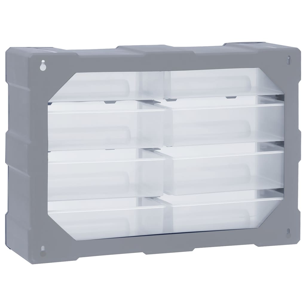 Galleria Design Multi-drawer Organiser with 8 Big Drawers 52x16x37 cm