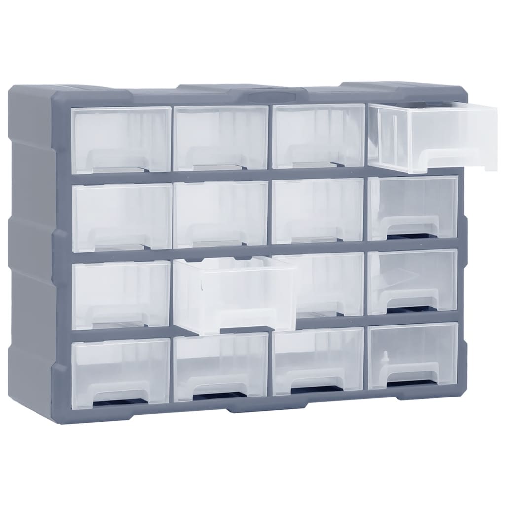 Galleria Design Multi-drawer Organiser with 16 Middle Drawers 52x16x37 cm