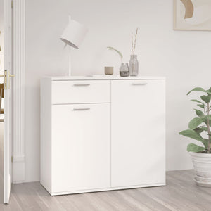 Galleria Design Sideboard White 80x36x75 cm Engineered Wood